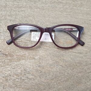 Flower Women's Burgundy Glasses Frame